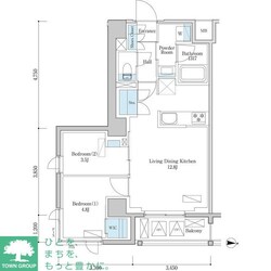 デュオフラッツ篠崎の物件間取画像